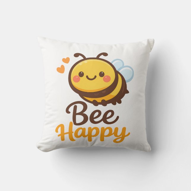 Coussin Être Heureux (Recto)