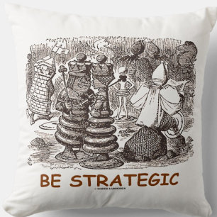 Coussin Être Stratégique À Travers Le Regard