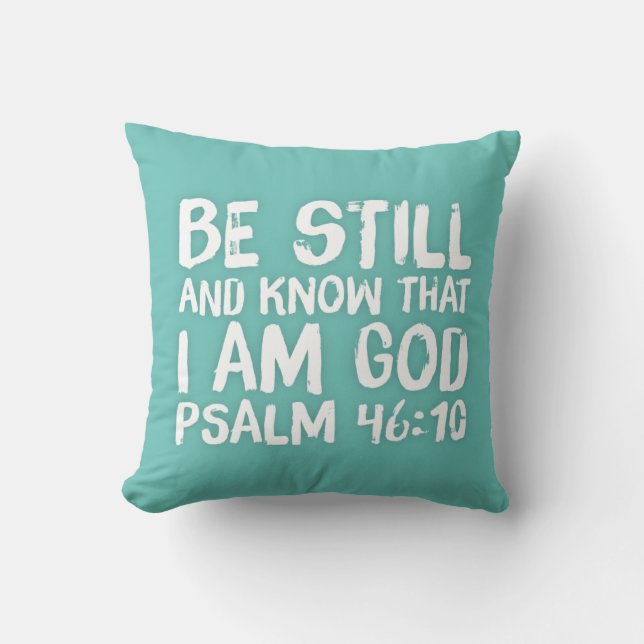 Coussin Être toujours biblique Écriture chrétienne Bible V (Recto)