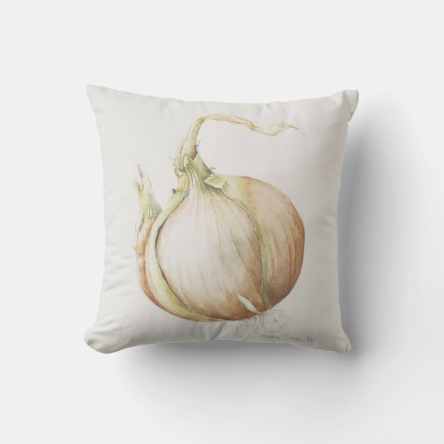 Coussin Étude 1993 d'oignon (Recto)