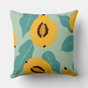 Coussin Étude Papaya