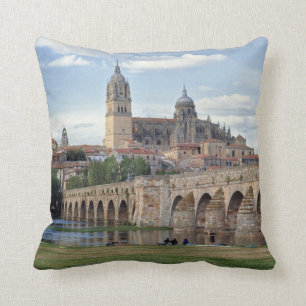 Coussin Europe, Espagne, Salamanque. Le pont romain sur