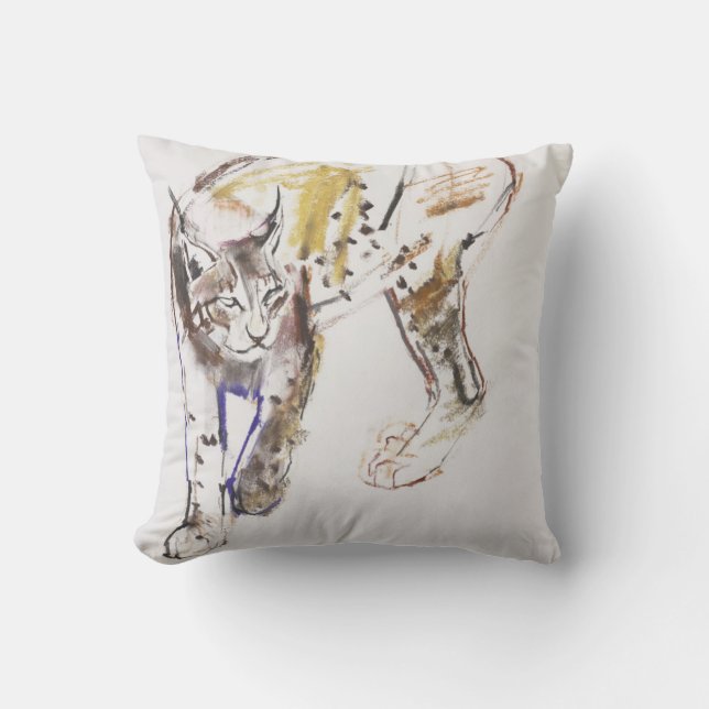 Coussin Européen Lynx (Recto)