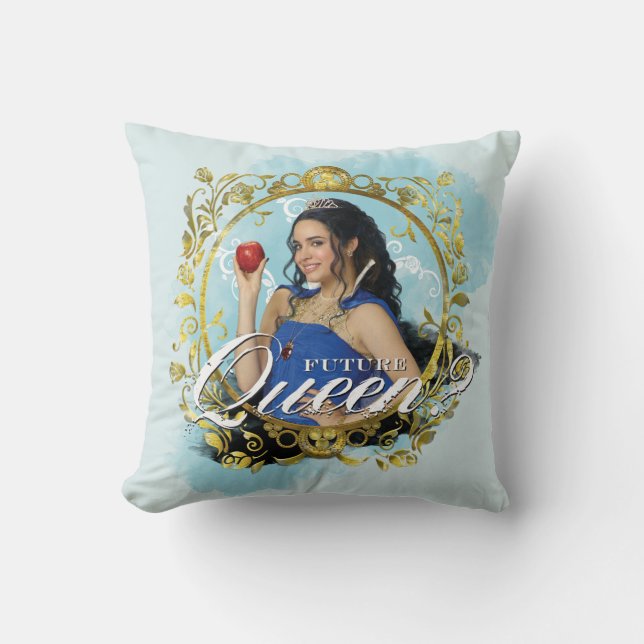 Coussin Evie - La Reine du Futur (Recto)