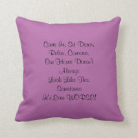 Excuses pour la Chambre malpropre 16" pourpre de