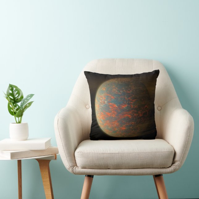 Coussin Exoplanet 55 Cancri E Et Sa Surface Moulée (Chaise)