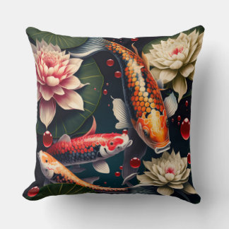 Coussin Exploration du royaume de Koi : Le poisson chinois