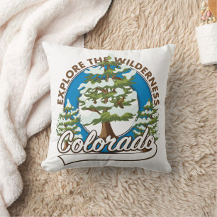 Coussin Explorer la nature sauvage, Colorado