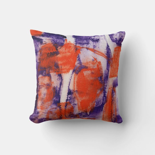 Coussin Expression Abstraite #12 par Michael Moffa (Recto)