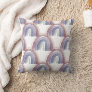 Coussin extérieur avec signature arc-en-ciel muet