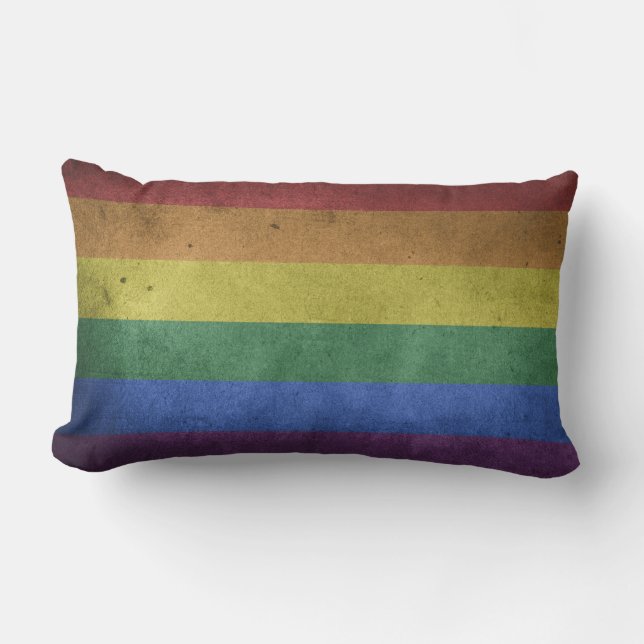 Coussin extérieur de décor d'arc-en-ciel de (Recto)