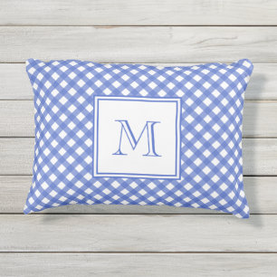 Coussin extérieur de monogramme de motif de
