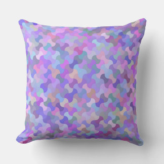 coussin extérieur en mosaïque pastel