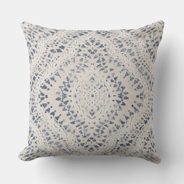 Coussin extérieur marocain de concepteur (Recto)