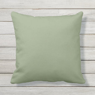 Coussin extérieur massif de taille verte