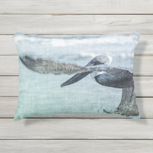 Coussin extérieur Pelican Soaring Blue Green Ocean