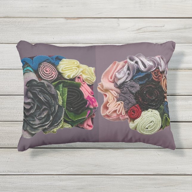 Coussin extérieur personnalisé 16 pouces x 12 pouc (Devant)