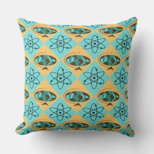 Coussin extérieur Retro Harlequin Globe Trotter