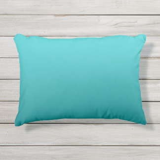 Coussin extérieur turquoise foncé d'Ombre