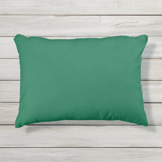 Coussin extérieur vert-foncé