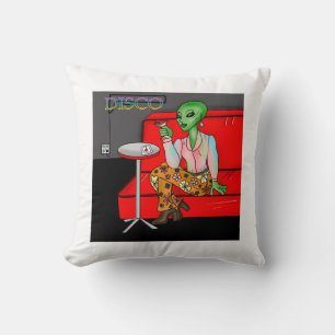 Coussin Extraterrestre rétro des années 1970 dans Disco Lo