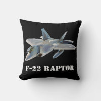 F-22 Raptor Fighter Jet en noir