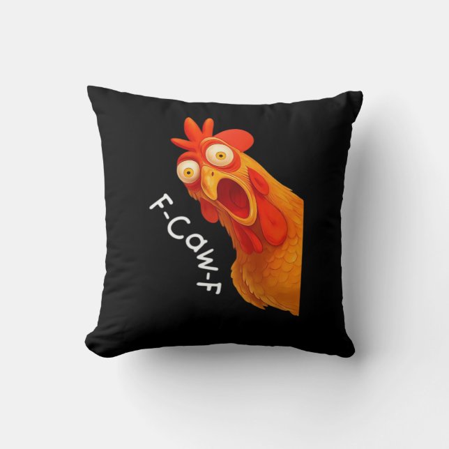 Coussin F-Caw-F Chicken Essential Classic Retro (Recto)