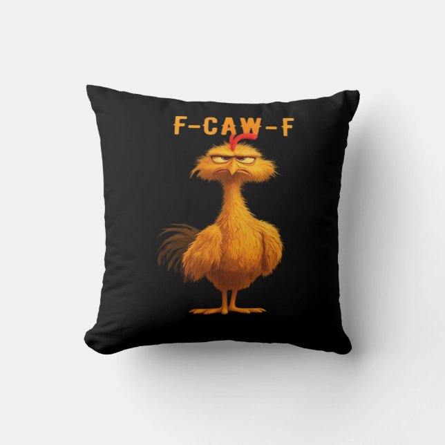 Coussin F-Caw-F Chicken Funny Trendy (Recto)