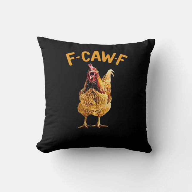 Coussin F-Caw-F-Chicken Style Créatif Classique (Recto)