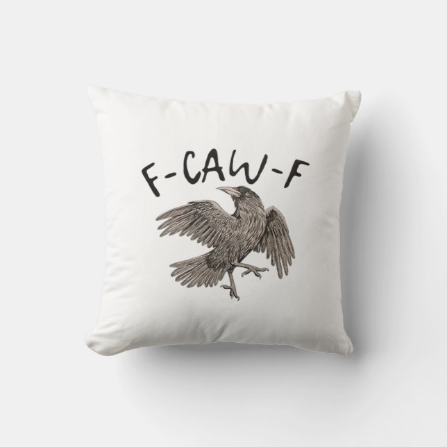 Coussin F-Caw-F Classique Esthétique Décontracté (Recto)