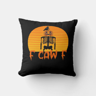 Coussin F-Caw-F Corbeau Classique Esthétique Décontracté