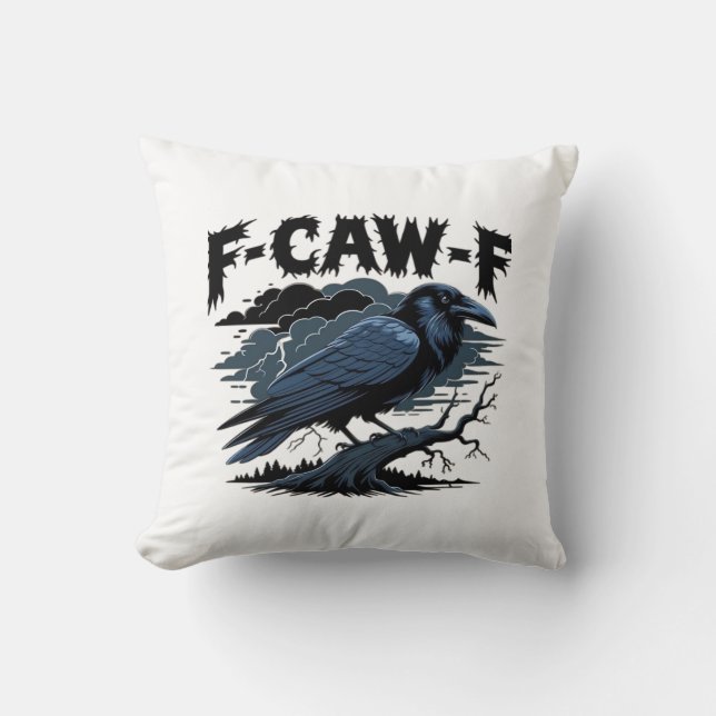 Coussin F-Caw-F Minimal Clean Design (Recto)