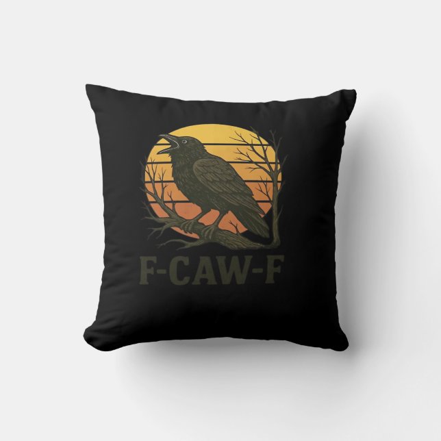 Coussin F-Caw-F Minimal Propre (Recto)