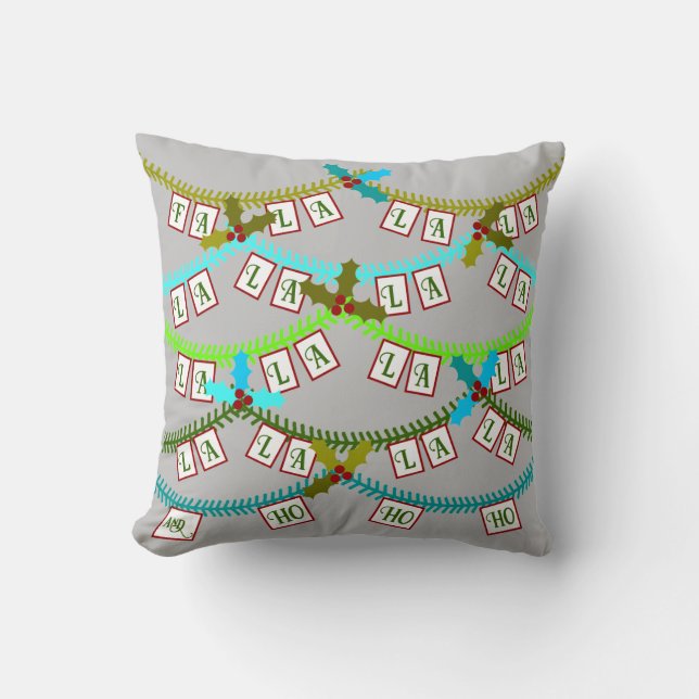 Coussin Fa La La & Ho Ho Ho (Recto)