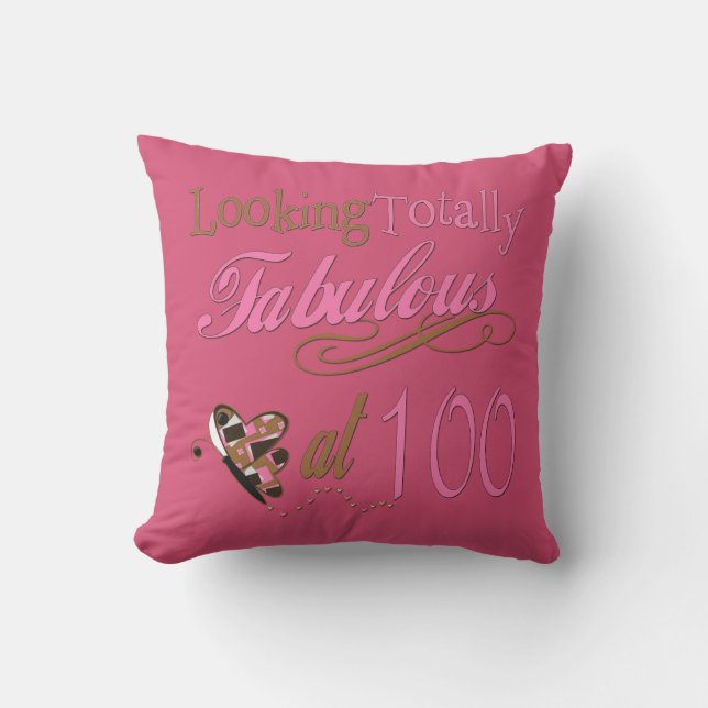 Coussin Fabuleux à 100 ans (Recto)
