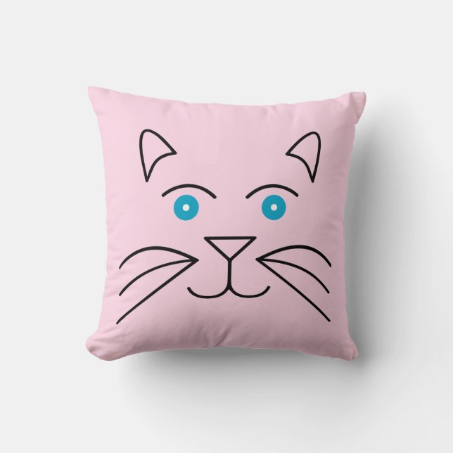 Coussin Face de chat (Recto)