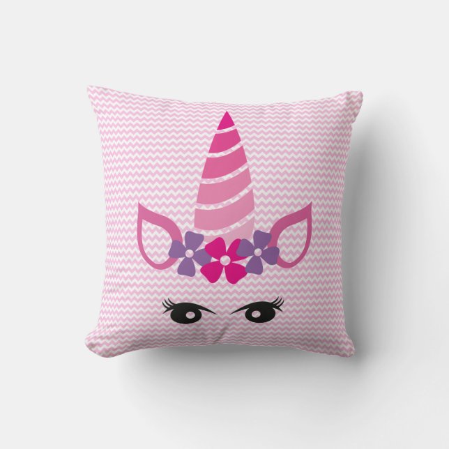 Coussin Face de licorne (Recto)