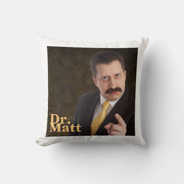 Coussin Face Pillow de Dr. Matt (Recto)