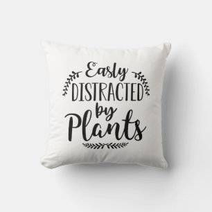 Coussin Facilement Distrait Par Les Plantes