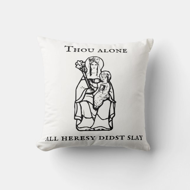 Coussin faible hérésie (Recto)