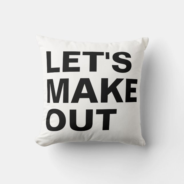 Coussin Faisons le carreau (Recto)