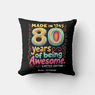 Coussin Fait en 1945, 80 ans d'être génial