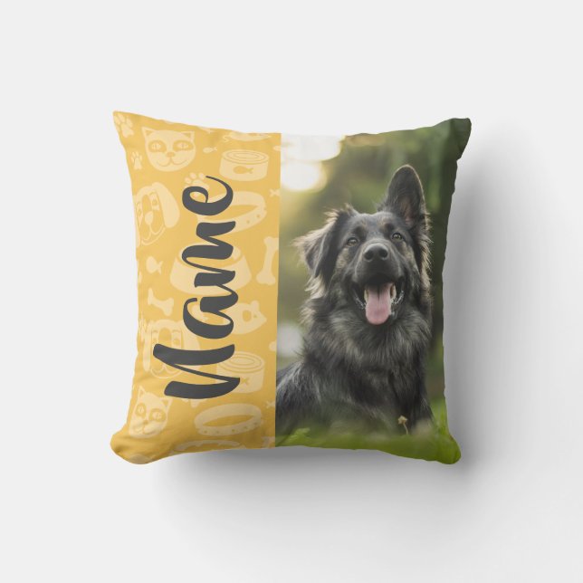 Coussin fait sur commande d'animal familier hors (Recto)