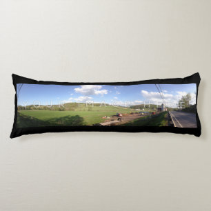 coussin fait sur commande de corps de noir de la