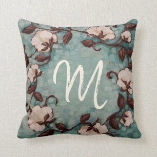 Coussin fait sur commande de guirlande de coton de
