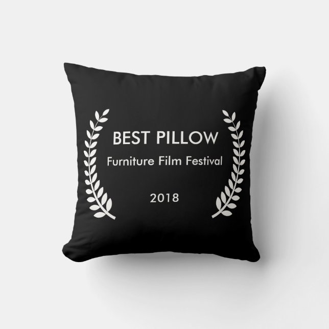 Coussin fait sur commande de lauriers de festival (Recto)