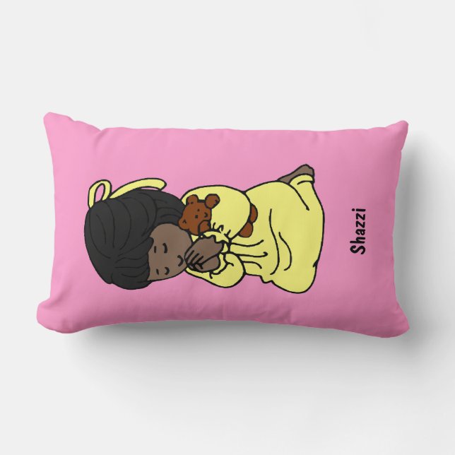 Coussin fait sur commande de prière de petite (Recto)