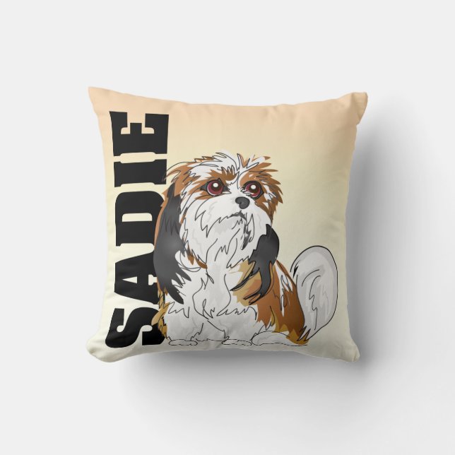 Coussin FAIT SUR COMMANDE de Sadie (Recto)