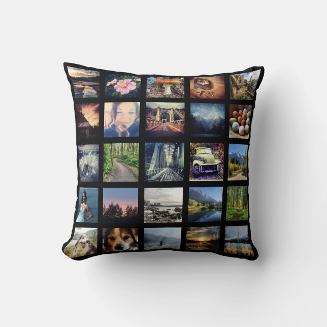 Coussin Faites à vos propres 25 le collage de photo (Recto)