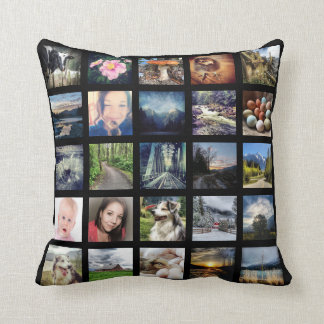 Coussin Faites votre propre collection de photos Instagram